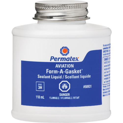 Aviation Form-A-Gasket&reg; No. 3 Sealant Liquid, 118 ml, Bottle R.M.G. Prévention
