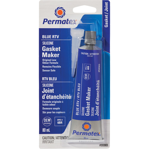 RTV Gasket Maker, Tube, Blue R.M.G. Prévention