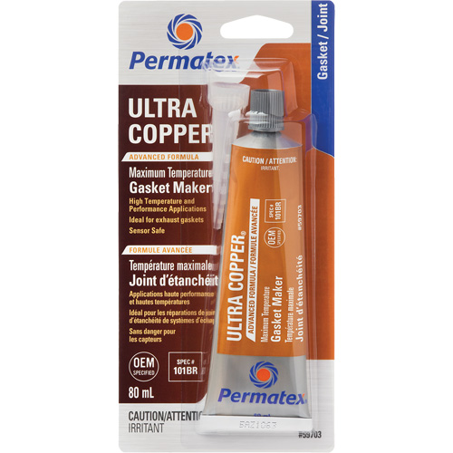 Compos&eacute; &agrave; joints Ultra Copper, 80 ml, Tube, Cuivre R.M.G. Prévention