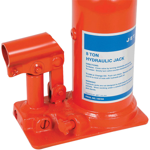 JHJ-8 Crics &agrave; bouteille pour usage tr&egrave;s intensif, 8 tonne(s), 15-3/8" Hauteur &eacute;lev&eacute;e R.M.G. Prévention