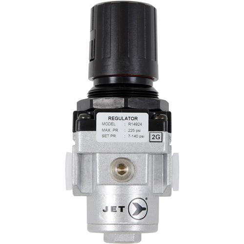 Intermediate Air Regulator, 3/8" NPT, 220 PSI Max. PSI, In Line R.M.G. Prévention