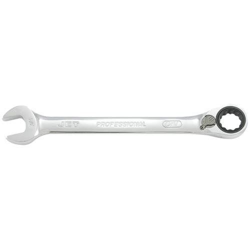 Long Pattern Reversible Ratcheting Combination Wrench, 7/16", Chrome Finish R.M.G. Prévention