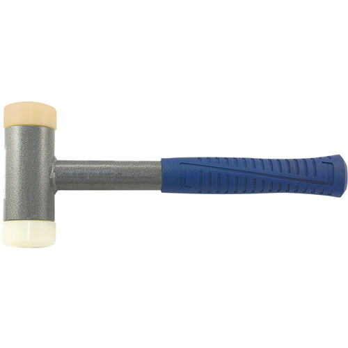 Heavy-Duty Soft-Face Dead Blow Hammer, 2.25 lbs. Head Weight, Polyurethane Face, Tubular Steel Handle R.M.G. Prévention