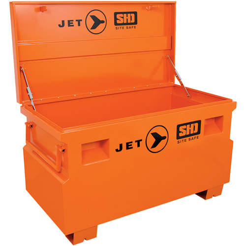 JSB-4824 Heavy-Duty Jobsite Tool Storage Box, 48-1/8" x 24-1/8" x 28-3/8", Steel, Orange R.M.G. Prévention