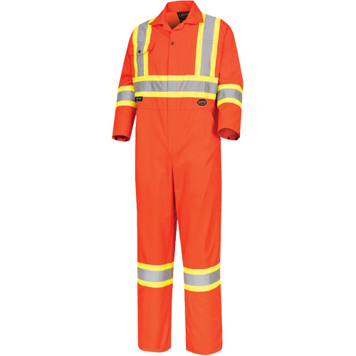 5514 High-Visibility Safety Coveralls, 36, High Visibility Orange R.M.G. Prévention