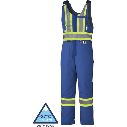 5524A High-Visibility Flame-Resistant Quilted Safety Coveralls, 2X-Large, Royal Blue R.M.G. Prévention