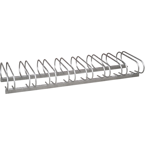Support pour bicyclettes Style, Acier galvanis&eacute;, 8 bicyclettes R.M.G. Prévention