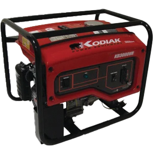 G&eacute;n&eacute;ratrice portative Kodiak KD3000VR, 2400 W nominale, 120 V, R&eacute;servoir de 16 L R.M.G. Prévention