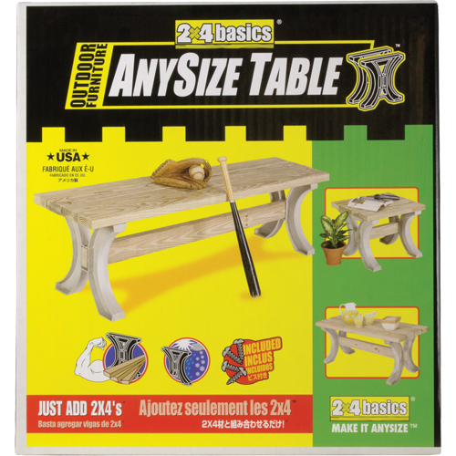 Basics&reg; Picnic Table Bench, Plastic, 96" L x 15" W x 17" H, Sand R.M.G. Prévention