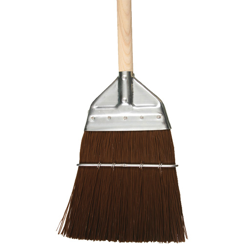 Railway & Track Broom, Wood Handle, Polypropylene Bristles, 56" L R.M.G. Prévention