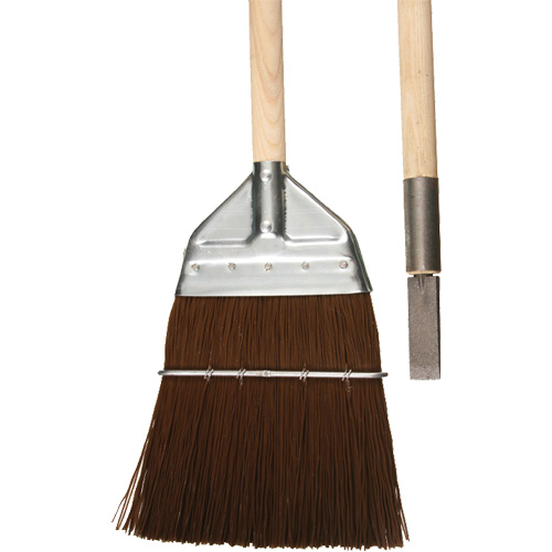 Railway & Track Broom with Chisel, Wood Handle, Polypropylene Bristles, 56" L R.M.G. Prévention
