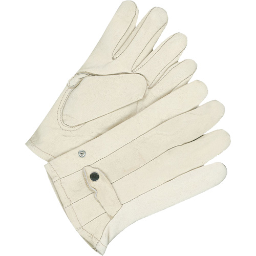 Gants classiques de cordeur, 10, Paume Cuir fleur de vache R.M.G. Prévention