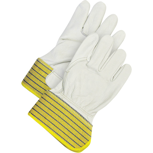Classic Fitter Gloves, Large, Grain Cowhide Palm, Fleece Inner Lining R.M.G. Prévention