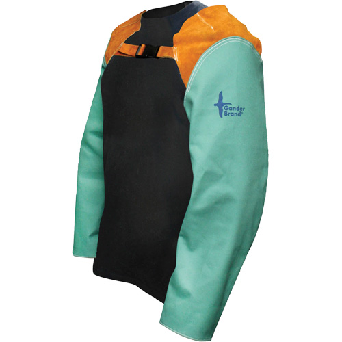 Manchons de soudage en toile ignifug&eacute;e, 24" lo, Vert R.M.G. Prévention