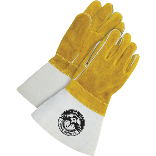 Gants pour soudeur avec poignet de 5", Cuir de vache refendu, Taille Taille unique R.M.G. Prévention