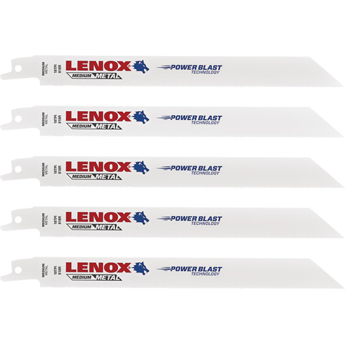 Lame de scie alternative, Bim&eacute;tal, 18 Dents par pouce, 8" lo x 3/4" la R.M.G. Prévention