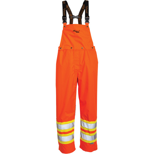 Salopette 300 deniers Journeyman, Polyester, Grand, Orange haute visibilit&eacute; R.M.G. Prévention