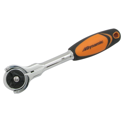 Swivel-Head Ratchet Wrench, 1/4" Drive, Cushion Grip Handle R.M.G. Prévention