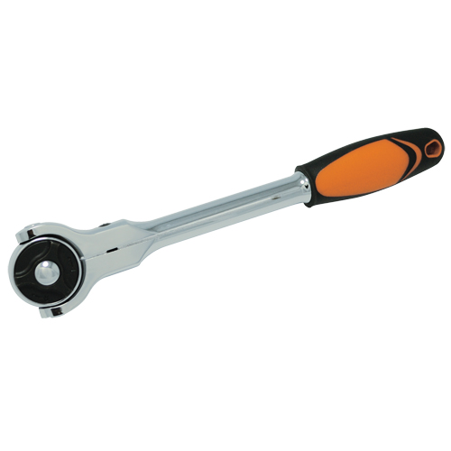 Quick-Release Swivel Ratchet Wrench, 3/8" Drive, Cushion Grip Handle R.M.G. Prévention