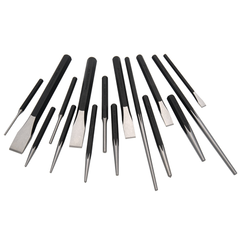 Punch and Chisel Set, 16 Pieces R.M.G. Prévention