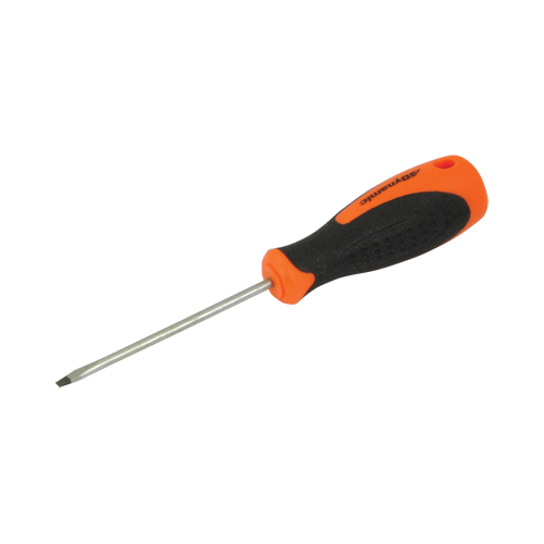Tournevis pour &eacute;crous &agrave; fente, Tige de 1/8", Ronde, 6" lo, Prise en Coussin&eacute;e R.M.G. Prévention