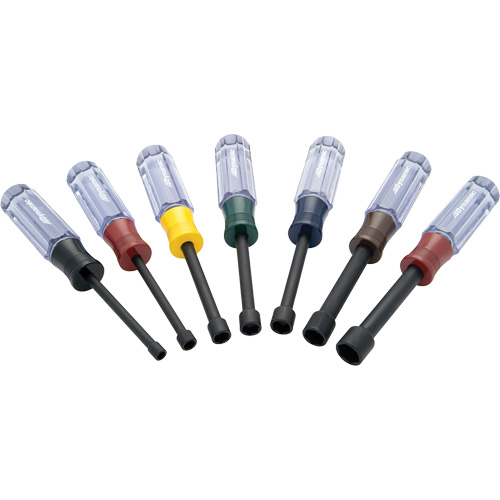 SAE Nut Driver Set with Acetate Handle, 7 Pcs., Non Magnetic, Imperial R.M.G. Prévention