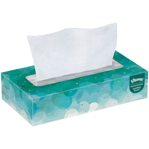 Papier-mouchoir Kleenex, 2 pli, 7,8" lo x 8,3" la, 100 feuilles/boîte R.M.G. Prévention