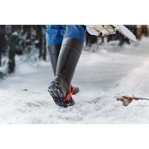 Mid-Sole Ice Cleats, Tungsten Carbide, Stud Traction, One Size R.M.G. Prévention