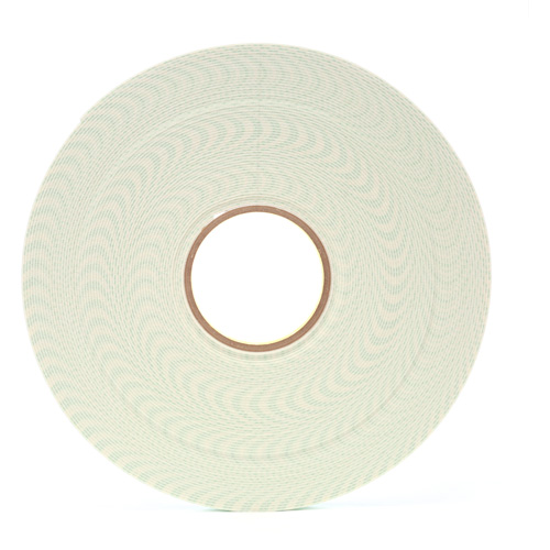 Double-Coated Urethane Foam Tape, 33 m (108') L x 12.7 mm (1/2") W, 62 mils, Urethane R.M.G. Prévention