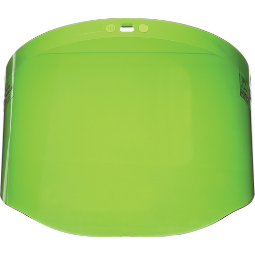 &eacute;cran facial, Polycarbonate, Teinte Vert R.M.G. Prévention