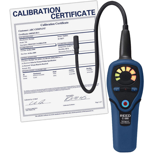 Refrigerant Leak Detector with ISO Certificate R.M.G. Prévention