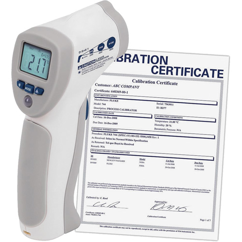 Food Service Infrared Thermometer with ISO Certificate, -4°- 392° F ( -20° - 200° C )/-58°- 4° F ( -50° - -20° C ), 8:1, Fixed Emmissivity R.M.G. Prévention