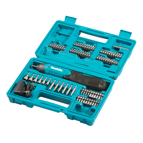 Ensemble jeu de tournevis sans fil, 1/4", 3,6V, 6 N.m couple max., Lithium-ion bloc-pile R.M.G. Prévention