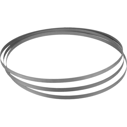 Lame de scie &agrave; ruban portative, Bim&eacute;tal, 44-7/8" lo x 1/2" la x &eacute;paisseur 0,025", 18 dents par pouce R.M.G. Prévention
