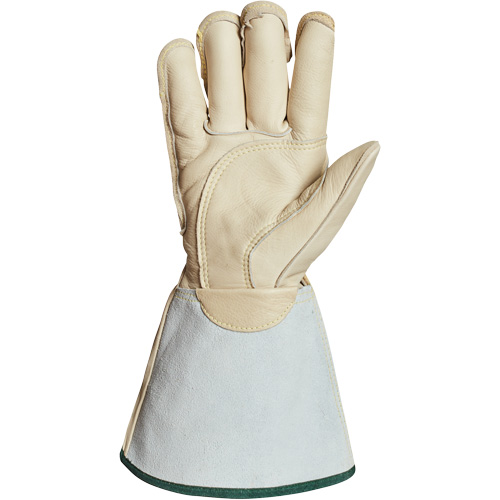 Gants de monteur de lignes pour lhiver avec bandes r&eacute;fl&eacute;chissantes 6" Endura, Moyen, Paume en Cuir de cheval, Doublure en Thinsulate R.M.G. Prévention