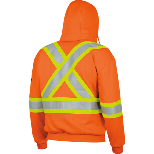 338SF Flame-Resistant Zip Style Hoodie, Men's, X-Large, High Visibility Orange, 22 cal/cm² R.M.G. Prévention