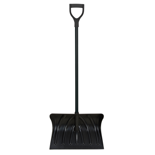 Poly Snow Shovel, Polypropylene Blade, 19-3/4" Wide, D-Grip Handle R.M.G. Prévention