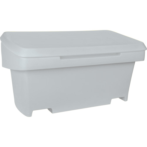 Heavy-Duty Outdoor Salt and Sand Storage Container, 24" x 48" x 24", 10 cu. Ft., Grey R.M.G. Prévention