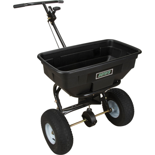 Broadcast Spreader with Stainless Steel Hardware, 27000 sq. ft., 125 lbs. capacity R.M.G. Prévention
