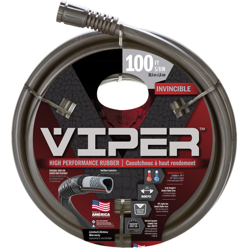 Tuyau haute performance Viper, Caoutchouc, 5/8" dia x 100' R.M.G. Prévention
