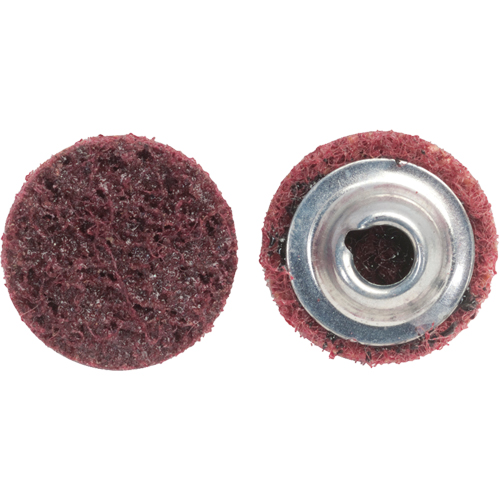 Bear-Tex&reg; Rapid Prep Non-Woven Quick-Change Disc, 2" Dia., Medium Grit, Aluminum Oxide R.M.G. Prévention