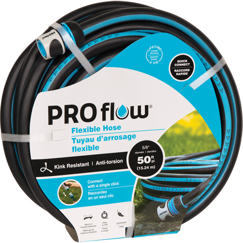 Boyau flexible, Plastique, 5/8" dia x 100' R.M.G. Prévention