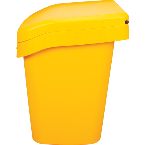 Salt & Sand Storage Bins, With Hasp, 21" x 27" x 26", 4.24 cu. ft., Yellow R.M.G. Prévention