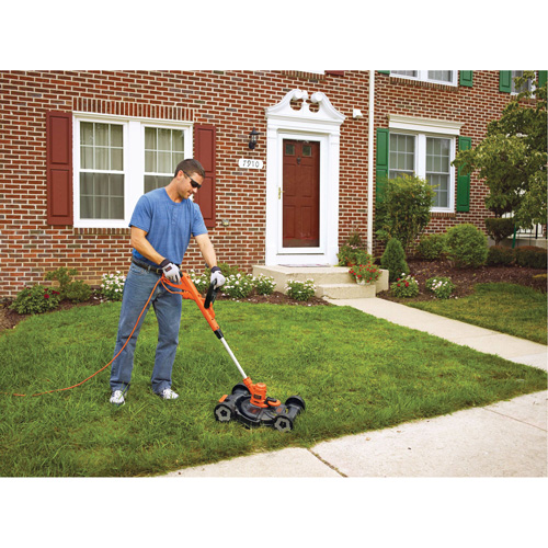 3-in-1 Compact Mower, Push Walk-Behind, Electric, 12" Cutting Width R.M.G. Prévention