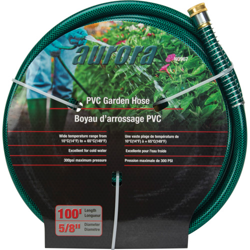 Garden Hose, PVC, 5/8" dia. x 100' R.M.G. Prévention