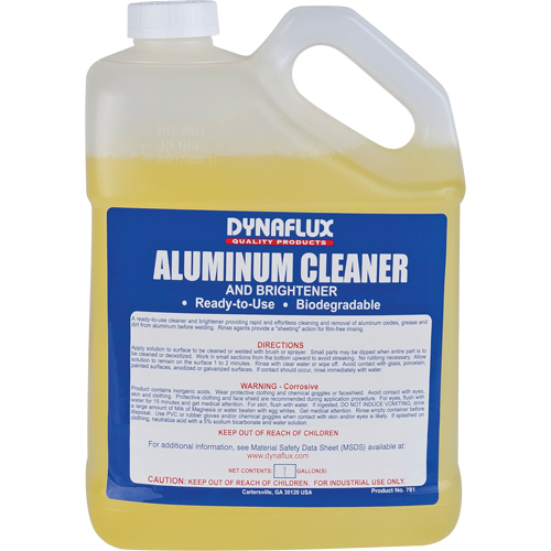 Nettoyants ultra brillants pour aluminium, Cruche R.M.G. Prévention