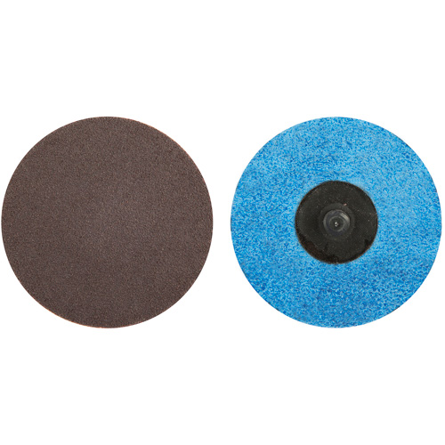 Quick-Change Cloth Disc, 3" Dia., 36 Grit, Aluminum Oxide R.M.G. Prévention