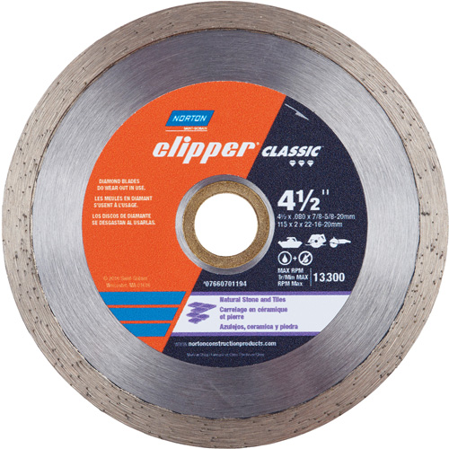 Diamond Saw Blade with Continuous Rim R.M.G. Prévention