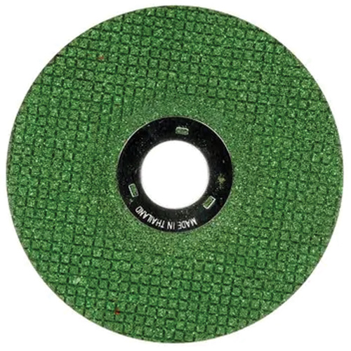 Green Corps Flexible Grinding Wheel, 4-1/2" x 1/8", 7/8" Arbor, Ceramic, Type 27 R.M.G. Prévention