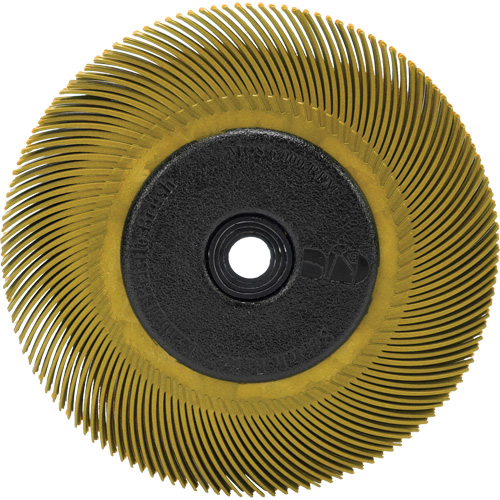 Scotch-Brite Radial Bristle Brush, Ceramic, 80 Grit, 6" Dia. R.M.G. Prévention